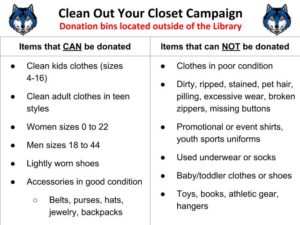 Clean Out Your Closet Campaign