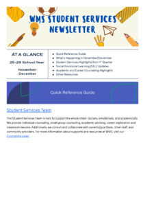 thumbnail of Student Services Newsletter Volume 02