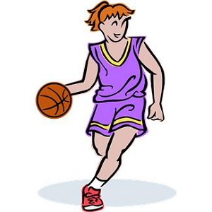 Girls Basketball Player