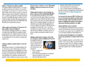 Credit by Exam [Espanol]