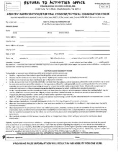 VHSL Physical Form Revised 2021 & APS Athletic Participation Agreement (1)