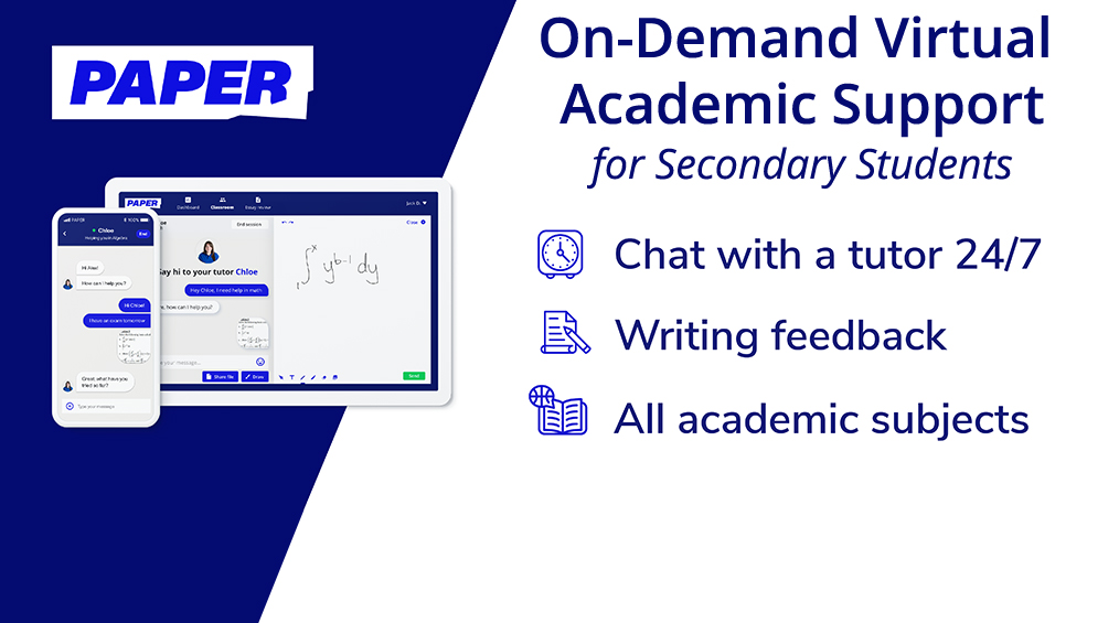 Virtual Academic Support Now Available to Students!