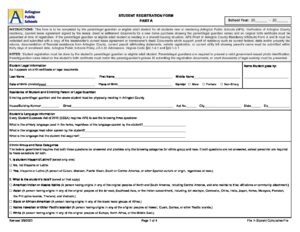 Student Registration Form Revised 3.9.2023