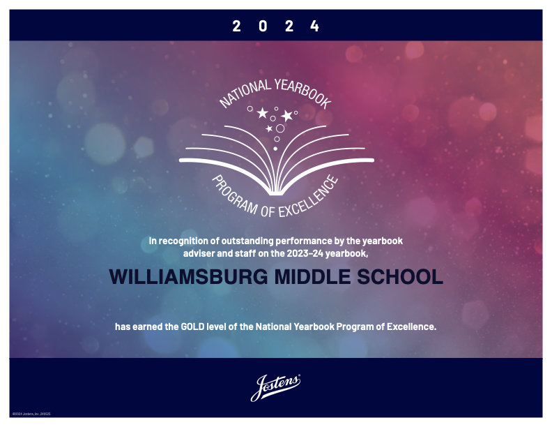 2024 National yearbook Program of Excellence Gold Level recognition certificate