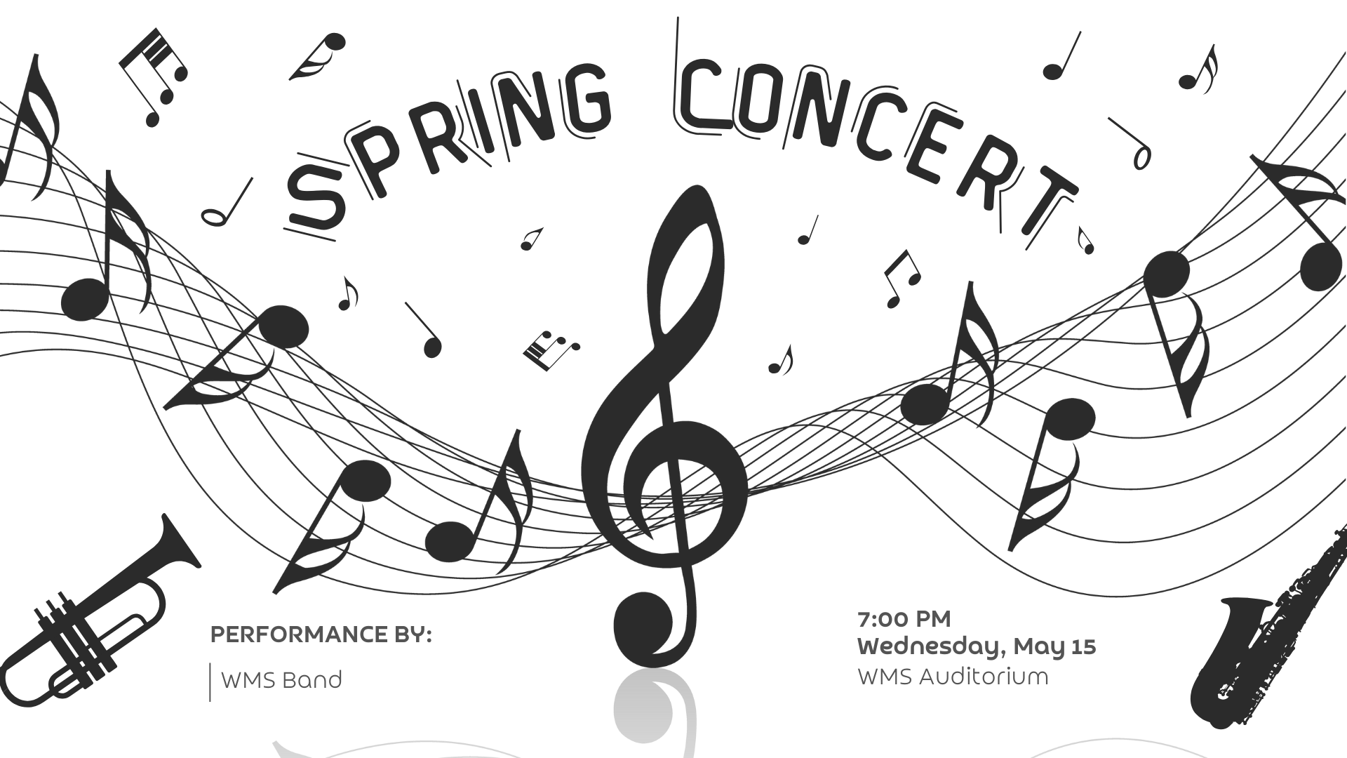 Spring Concert - Band, May 15 at 7 pm
