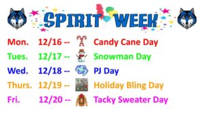 Holiday Spirit Week, 2024