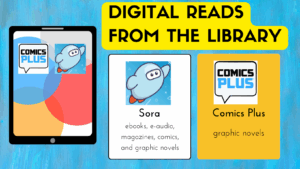 digital reads apps sora and comics plus graphics